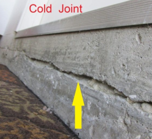 repair of cold joints