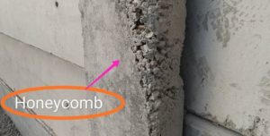 repair of concrete honeycombs