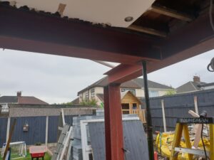 Cheshire Steel Beam Installation