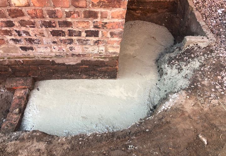 concrete underpinning foundations